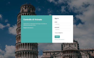 L’Applicazione “Controllo di Vicinato nel Comune di Pisa” è pronta